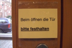 beim öffnen